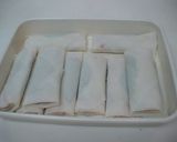 A picture of step 4 of Easy Spring Rolls with Chicken Breast and Shiso.