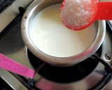 A picture of step 2 of Kesariya Milk.