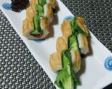 A picture of step 3 of Easy Appetizer! Chikuwa Stuffed with Umeboshi, Shiso Leaves, and Cucumbers.