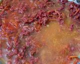 A picture of step 5 of Spaghetti Bolognese (Italian Red Sauce spaghetti).