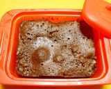 A picture of step 4 of Easy Gâteau au Chocolat in the Microwave.