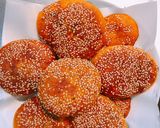 Hình bước làm 1 của món Bánh rán bí đỏ