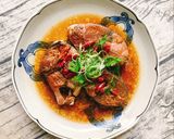 Hình bước làm 4 của món Cá Ngừ Kho Ớt Khô