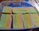Foto langkah ke 8 dari resep Rainbow cake.