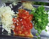 A picture of step 1 of Our Family Recipe for Mixed Paella.