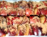 A picture of step 6 of Sig's Ginger and Wine glazed Plum Pizza with Honey/Vanilla Masc.
