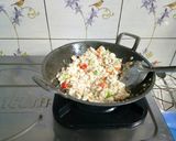 Foto langkah ke 5 dari resep Orak arik Tahu mayo mercon.