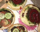 A picture of step 8 of Vegetable burger.