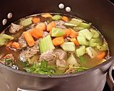 A picture of step 3 of Blanquette de Veau ( White Veal Stew ).