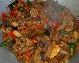 Foto langkah ke 4 dari resep Tumis kambing cabe ijo.