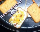 A picture of step 5 of Different flavored tuc bites.