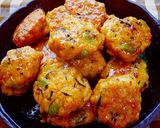 A picture of step 6 of Hijiki & Edamame Tsukune (Chicken Patties).