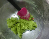 A picture of step 3 of Soft Matcha Cookies With White Chocolate Using Pancake Mix.