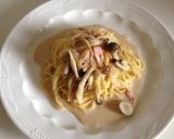 A picture of step 7 of Easy Creamy Pasta with Mushrooms and Soy Milk.