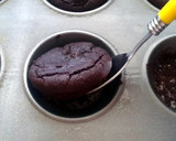 A picture of step 9 of Vickys Flourless Black Bean Brownies, GF DF EF SF NF.