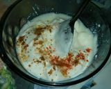 A picture of step 2 of Bread dahi bhalla.