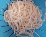 A picture of step 1 of Cheezy Noodles Corn Potato Cutlet.