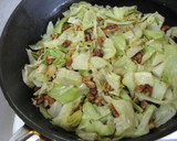 A picture of step 5 of Stir Fried Cabbage and Walnuts with Lemon Butter.