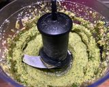 A picture of step 2 of Tagliatelle with Bread Tree Nut (chestnut) Pesto.