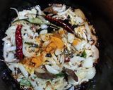 A picture of step 5 of Brussels Sprouts Poriyal.