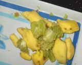 A picture of step 2 of Lemun kokwamba(cucumber) da citta(ginger.