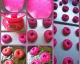 Foto langkah ke 4 dari resep Donat Buah Naga 💕 Empuk & Bervitamin 👍🏻.