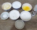 A picture of step 1 of Butter Coconut Cake.