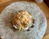 A picture of step 4 of Crunchwrap Supreme (Better than Taco Bell).