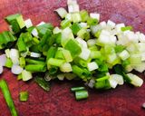 Hình bước làm 2 của món Miến xào thịt heo
