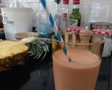 Foto del paso 4 de la receta: Batido de fresa y plátano sano fácil de hacer