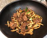 沙茶雙菇炒牛肉的食譜步驟3照片