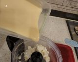 A picture of step 3 of Triple Berry Cheesecake.