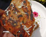 चीजी रोटी रैप बची हुई रोटियां से रेसिपी चरण 9 फोटो