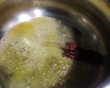 A picture of step 2 of Sprouted moong sabji with Roti.