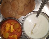 A picture of step 8 of Vrat ki thali.