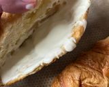 A picture of step 4 of Ham and Béchamel Croissants.