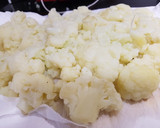 Foto del paso 1 de la receta: Pizza con base de coliflor especial