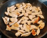 Une image de l'étape 1 de Aiguillettes de poulet à la crème et estragon.