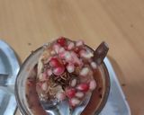 A picture of step 5 of Watermelon,cucumber,anar,flaxseeds,lemon,chat masala,cooler.