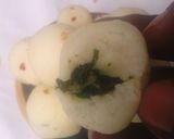 A picture of step 5 of Ugali Stuffed Energy Balls.