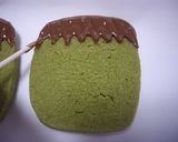 A picture of step 7 of Halloween Themed Frankenstein Monster Matcha Tea Cookies.
