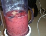 A picture of step 3 of Alee's Strawberry Smoothie Fix.