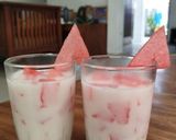 Foto langkah ke 3 dari resep Es Susu Semangka.