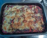 Foto del passaggio 6 della ricetta Lasagne di pane carasau con ragù di pollo e crescenza di capra