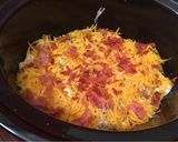 A picture of step 5 of Crock pot bacon cheesy potato casserole recipe.