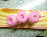 A picture of step 1 of Skewered Kamaboko Roses.