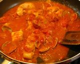 A picture of step 3 of White Fish Simmered with Tomatoes.