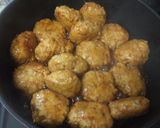 A picture of step 5 of Chicken Chewy Lotus Root Tsukune Patties.
