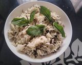 A picture of step 8 of Amaranth herbs Rice#creativericerecipe.