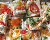A picture of step 9 of Fresh Veggie Pizza.